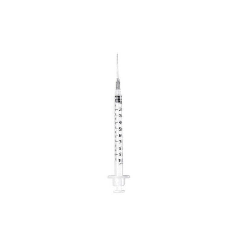 MEDS Seringue – 1 ml avec aiguille G25, 25 mm