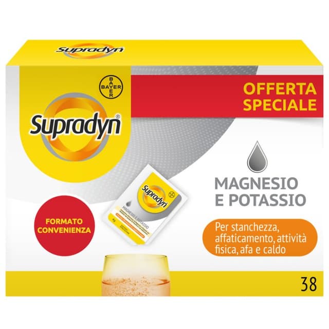 Supradyn Magnésium + Potassium – 38 sachets