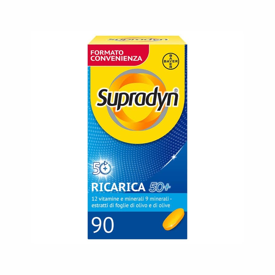 Supradyn Ricarica 50+ – 90 Tabletten überzogen