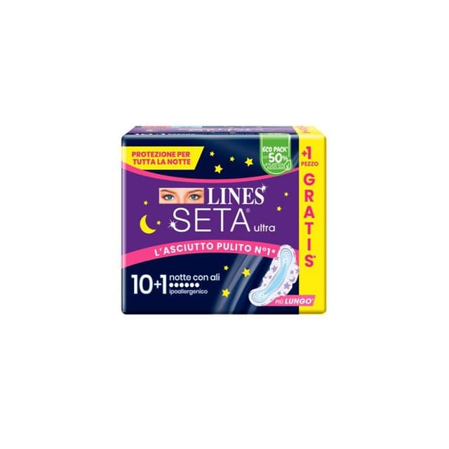 Lines Seta Ultra Nuit – 11 serviettes