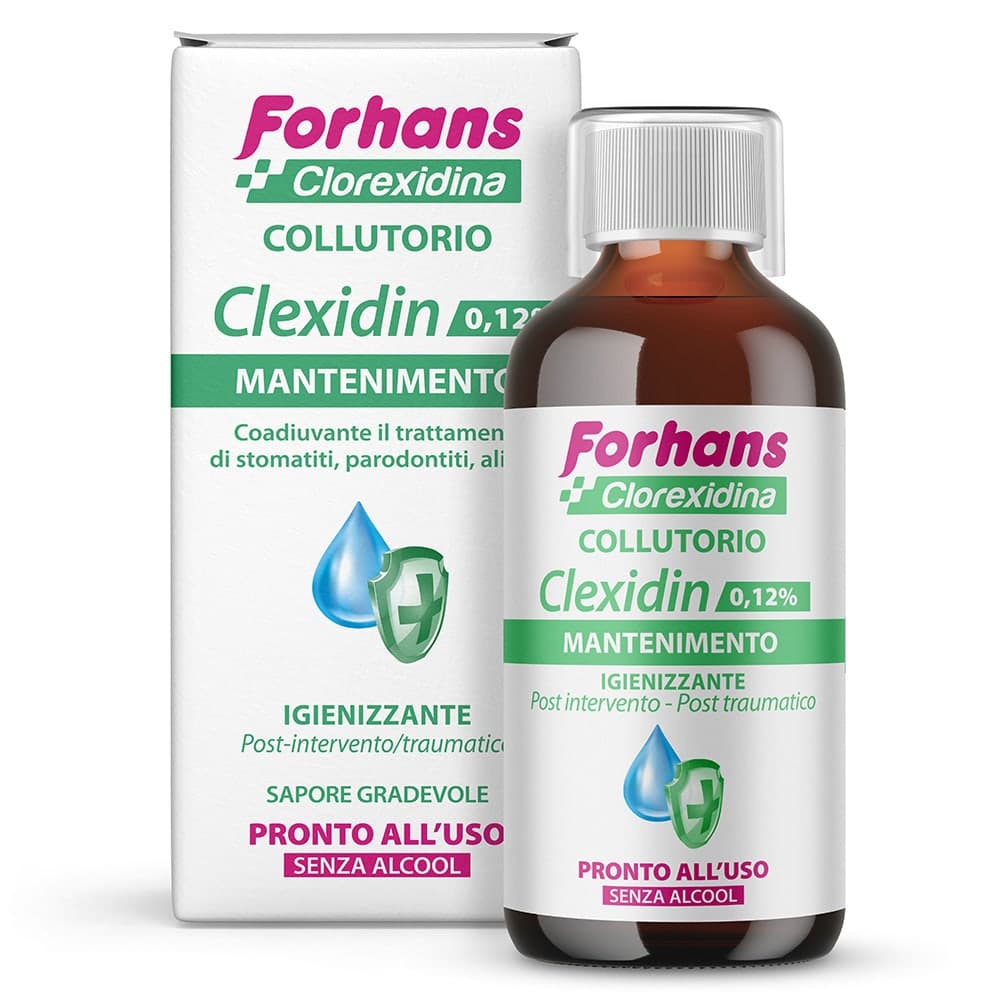 Forhans Clexidin – Dentifrice 0,12% sans alcool