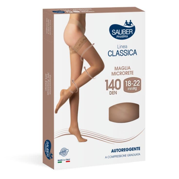 Sauber Chaussettes de Compression 140D Taille 3 Beige