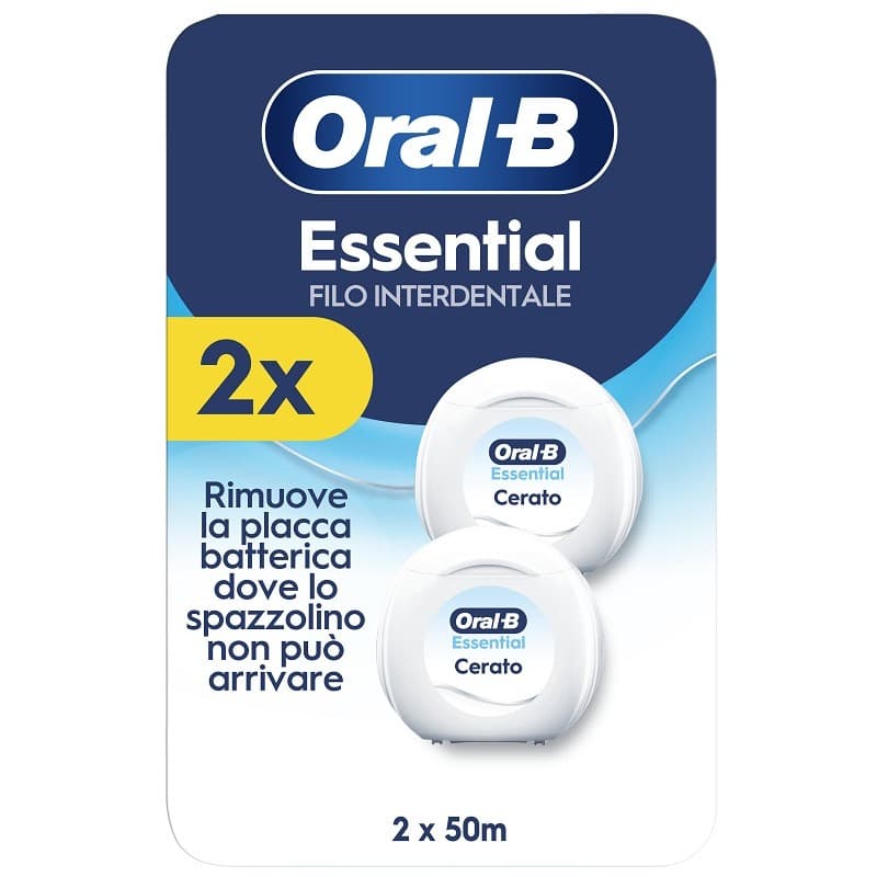 Oral-B Manual Zahnseide mit Wachs – 2 Packungen
