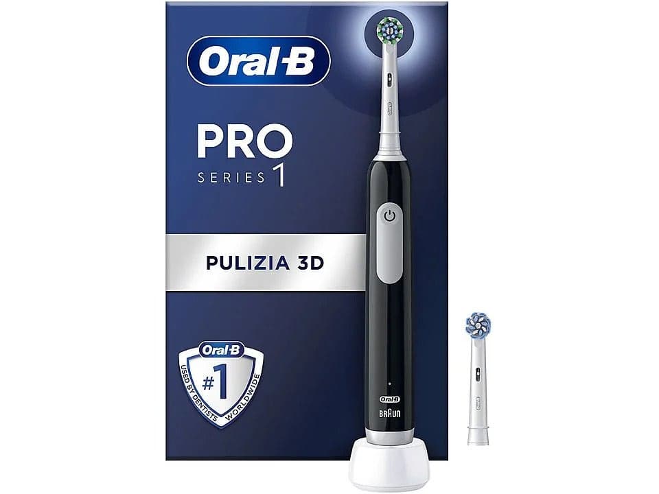 Oral-B PRO 1 Brosse avec technologie Cross Action – Set 2 pièces