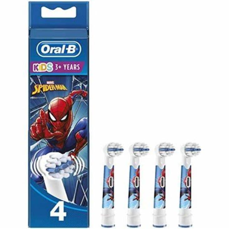 Oral-B Têtes de brosse Spiderman – Pack de 4