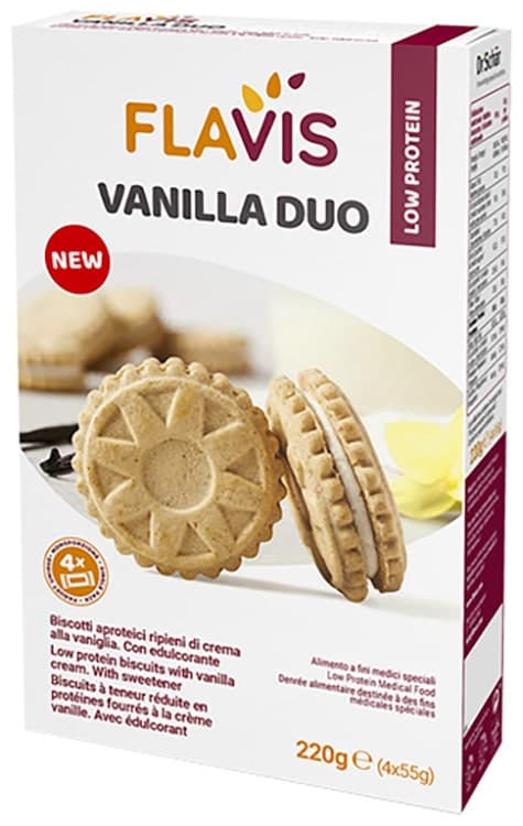 Flavis Vanilla Duo – 220 g Gebäck