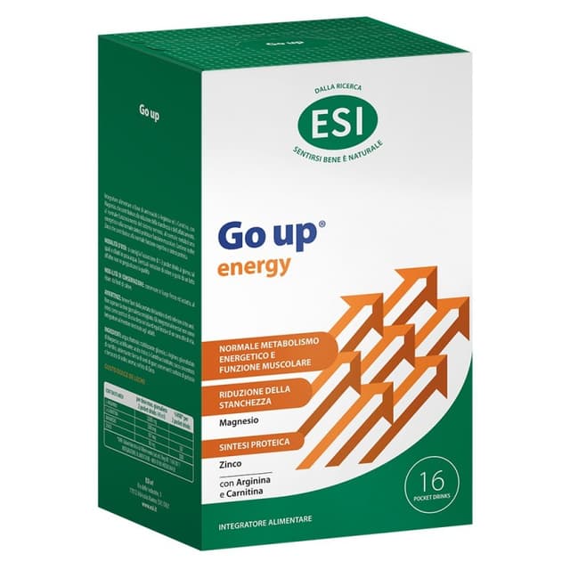 L-arginine + Magnésium – 16 Sachets | Go Up