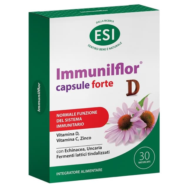 Échinacée 4,8 mg + Vitamine C – 30 comprimés | Immunilflor Urto Vitamine D