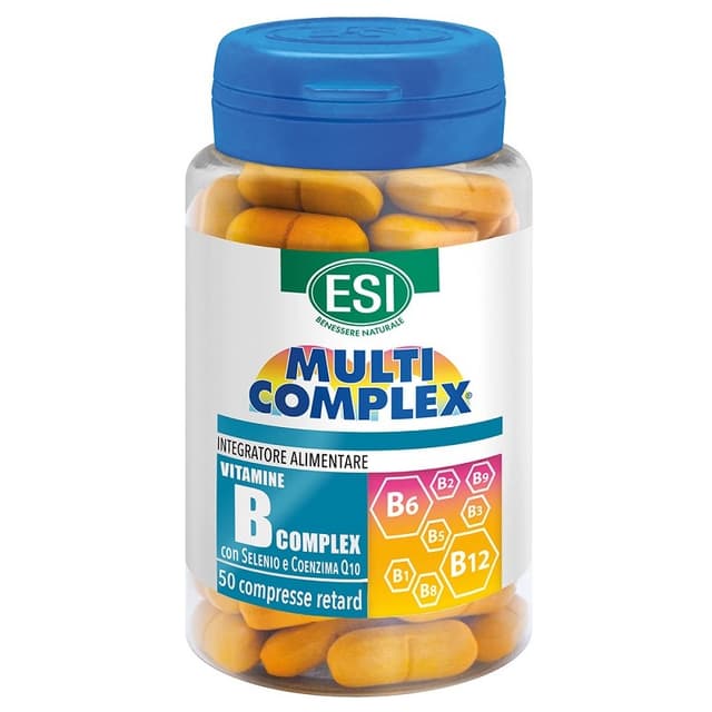 Complexe vitamines B + Sélénium – 50 comprimés | ESI Vitamin B Complex