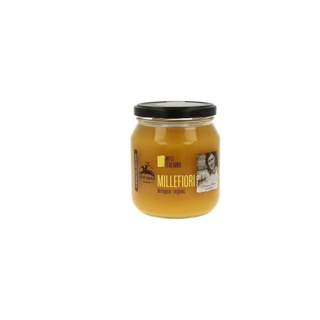 Alce Nero Millefiori – Miel de fleurs sauvages italien, 700 g