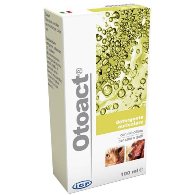Otoact – Nettoyant auriculaire pour chiens et chats, 100 ml