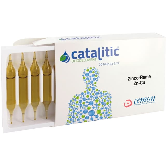 Zinc + Minéraux – 20 ampoules | Catalitic Zinc/Cuivre ZN-CU
