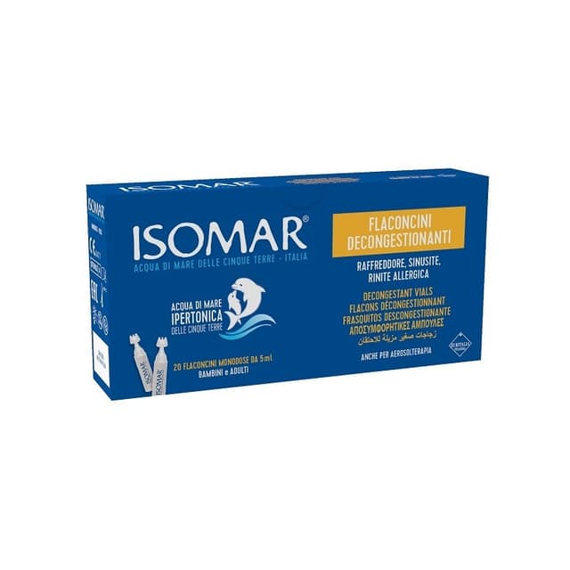 ISOMAR Solution Décongestionnante – 20 unidoses de 5 ml