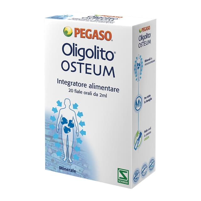 Calcium + Magnésium – 20 ampoules de 2 ml | Oligolito Osteum