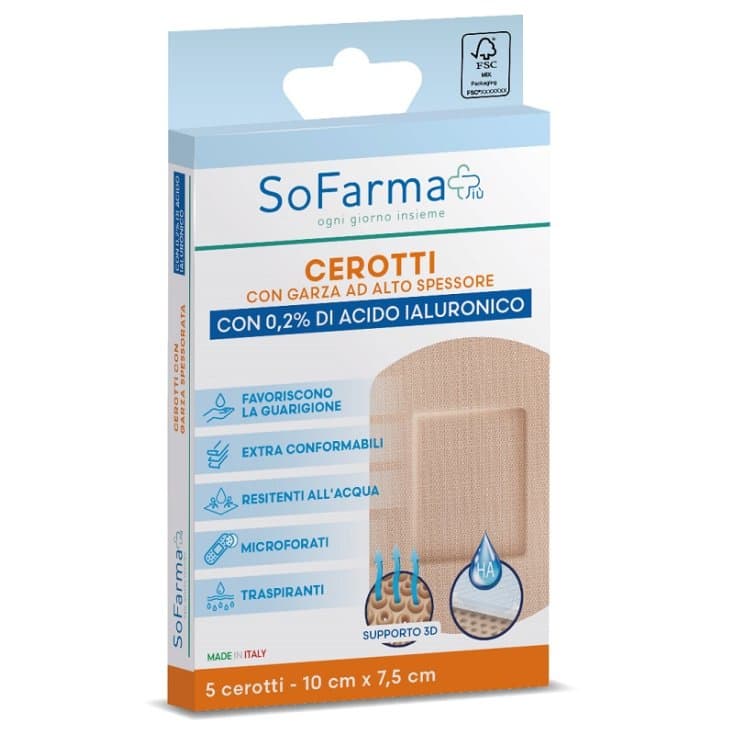 Cicatriz Pansement pour Plaies 10x7,5 cm – 5 pièces