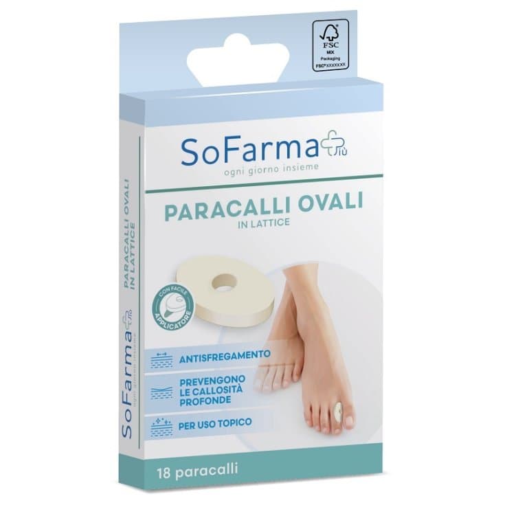 Pansement Cor au Pied Ovale – 18 pièces