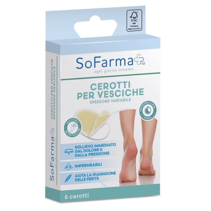 Pansement Antiampoule Ovale – 6 pièces