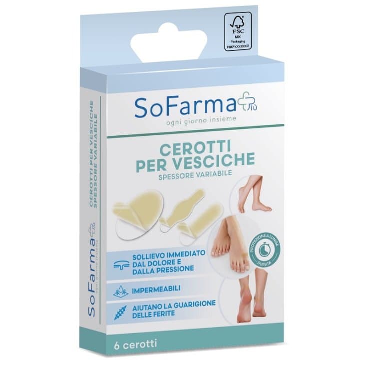 Pansement Antiampoule Assorti – 6 pièces