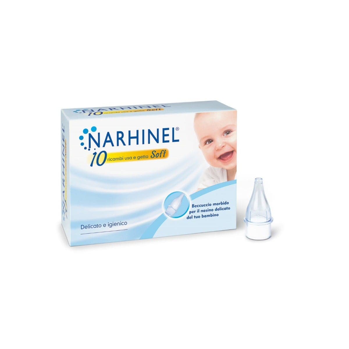 Narhinel Embouts Soft – 10 Pièces