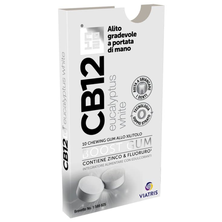 CB12 Boost Eucalyptus White – 10 Gommes