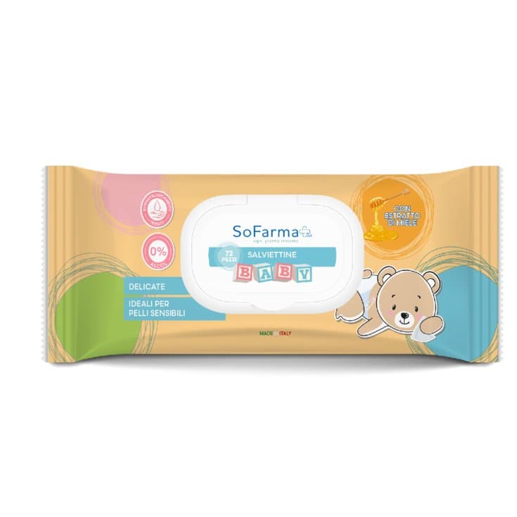 Honig Baby Feuchttücher – 72 lingettes