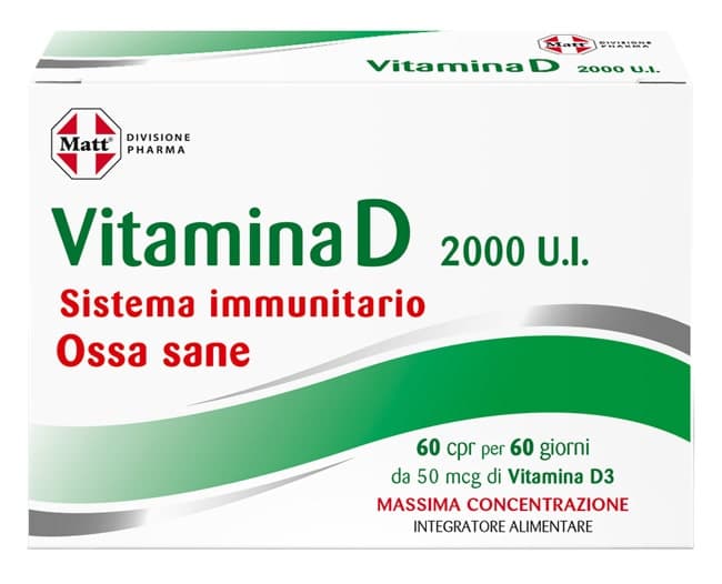 Matt Pharma Vitamin D – 60 comprimés
