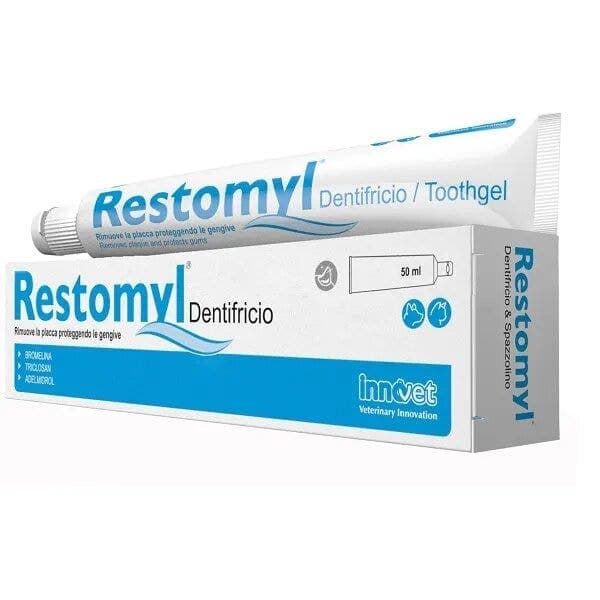 Restomyl Dentifricio – 50 ml dentifrice pour animaux