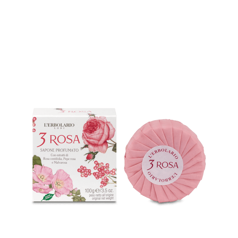 Erbolario Tre Rose Savon – 100 g