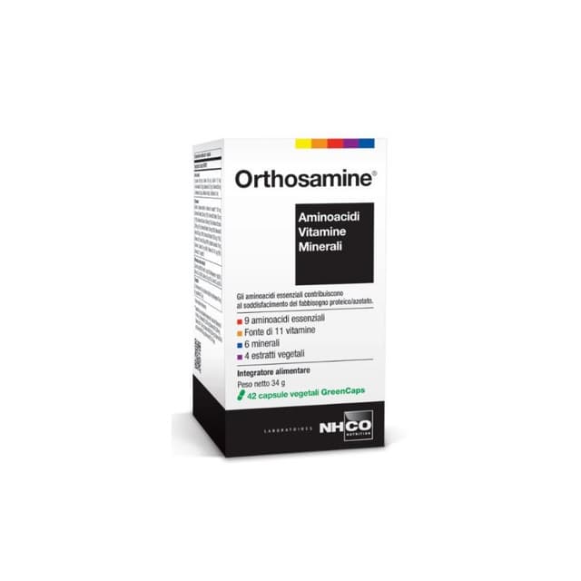 Acides aminés essentiels + Multivitamines – 42 gélules | NHCO Orthosamine