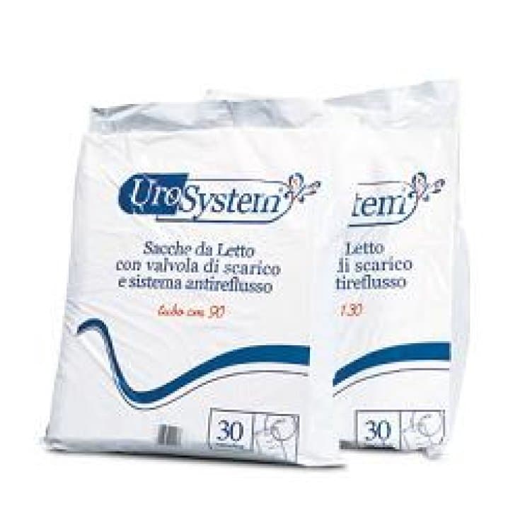 Urosystem Poche de Nuit 130 ml avec Tube – Lot de 30