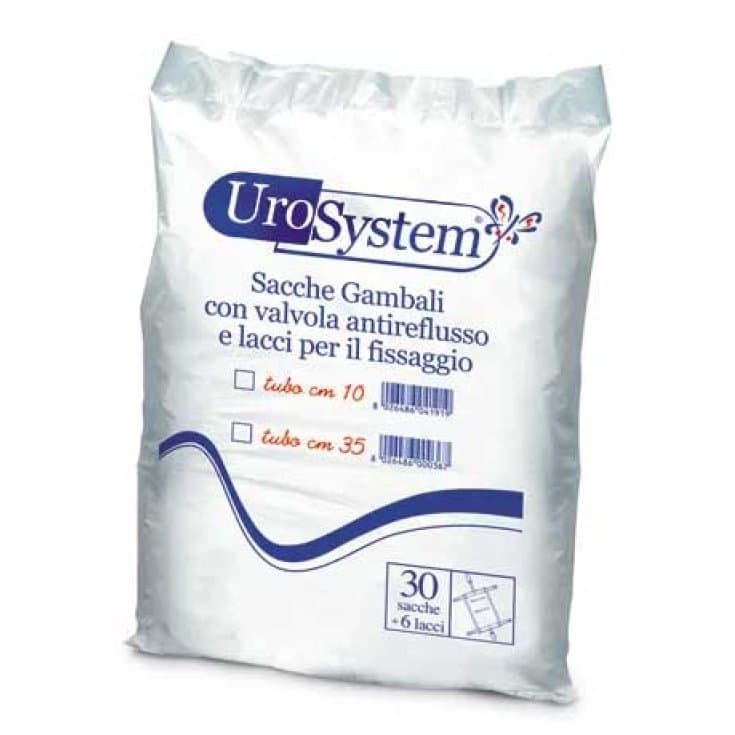Urosystem Beinbeutel – 10 cm, 30er Pack