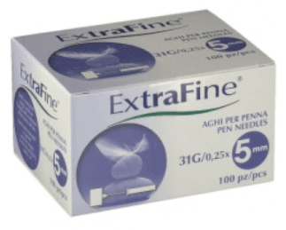 Extrafine Aiguilles pour Stylos G31 5mm – 100 Pièces