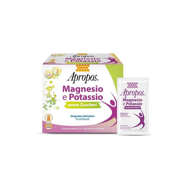 Magnésium 180 mg + Potassium – Sirop sans sucre | Apropos Magnesio/Potassio