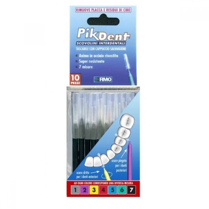 Pikdent Zahnseide – 10 Stück, Größe 7