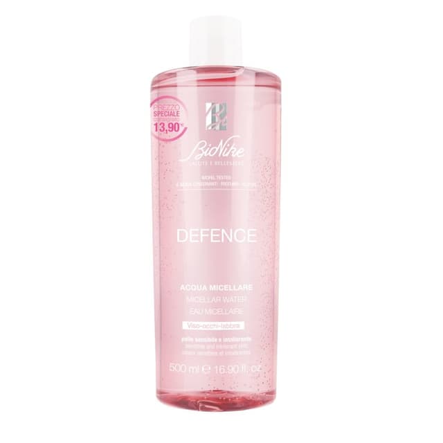 BioNike Defence Eau Micellaire – 500 ml Nettoyage Visage et Yeux