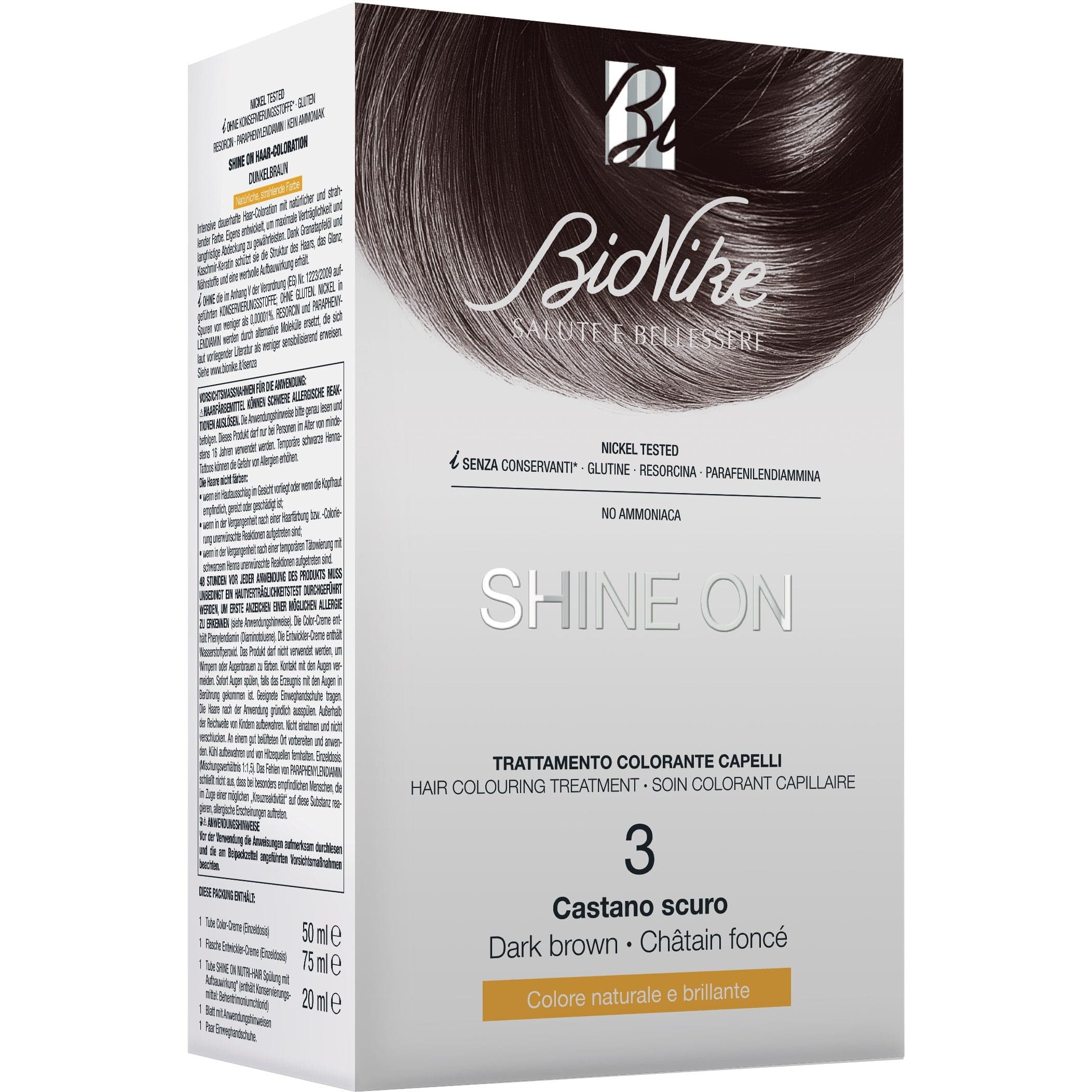 Shine On Haarfarbe Kastanienbraun Dunkel – Farbcreme
