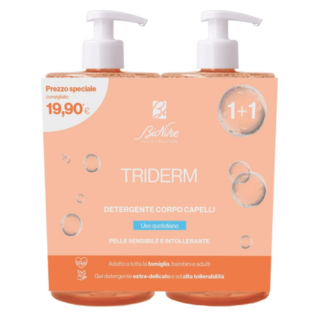 BioNike Triderm Bipack – Gel Douche et Crème
