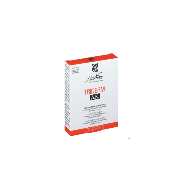 Niacine 18 mg + Zinc – 30 unités | BioNike Triderm AK Gélules