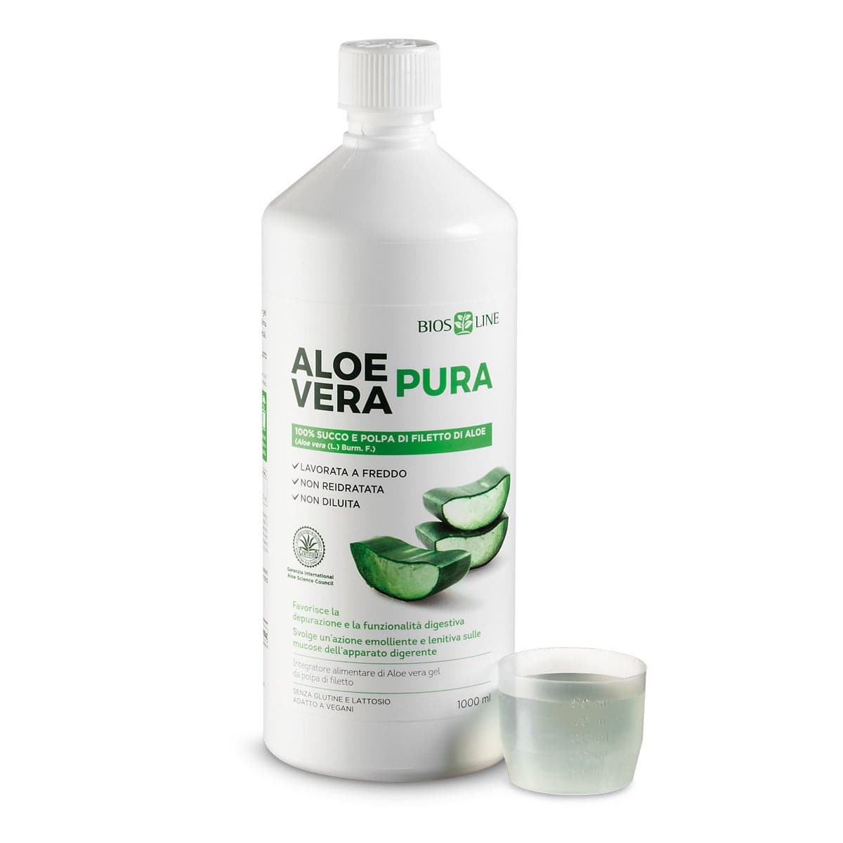 Aloe Vera Pura Polpa – 1 litre Bioslin
