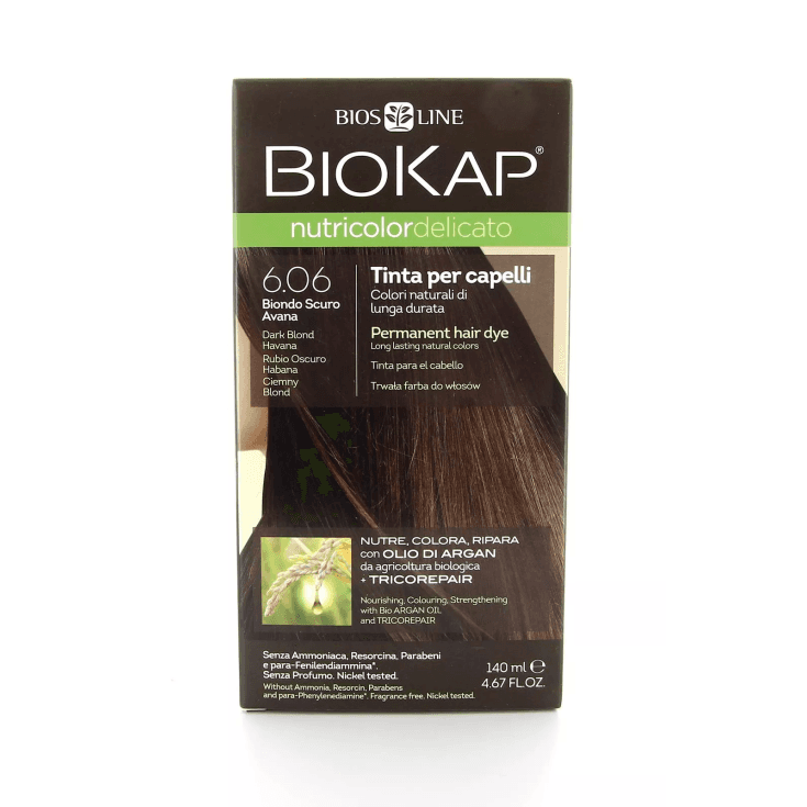 Biokap Nutricolor Delicato 6.06 Bio Scandinave