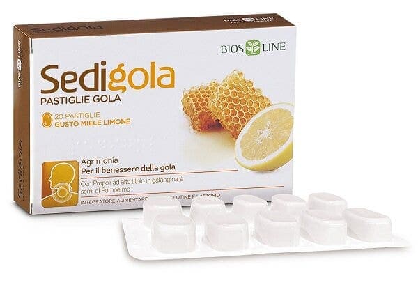 APIX SEDIGOLA MIELE LIM – 20 pastilles