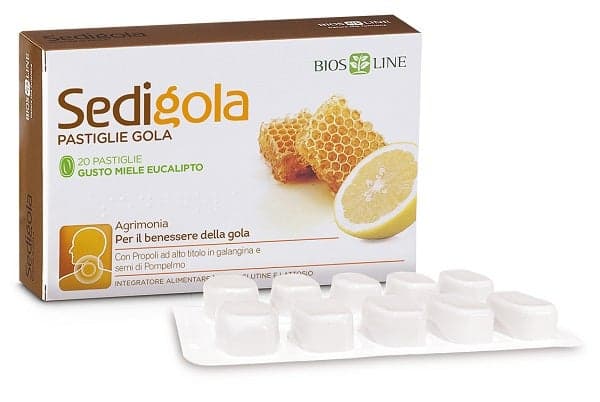 APIX SEDIGOLA MIELE EUCA – 20 pastilles