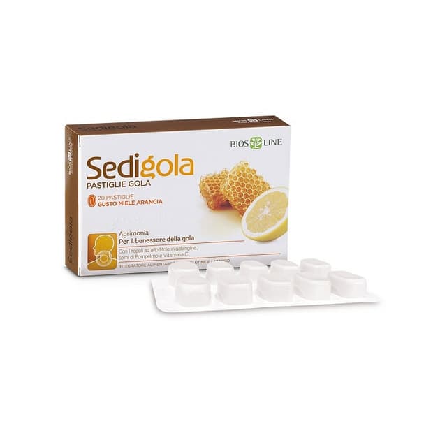 APIX SEDIGOLA MIEL ORANGE – 20 pastilles