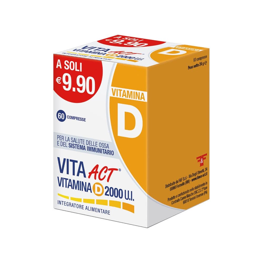 Vita Act Vitamin D 2000 UI – 60 comprimés