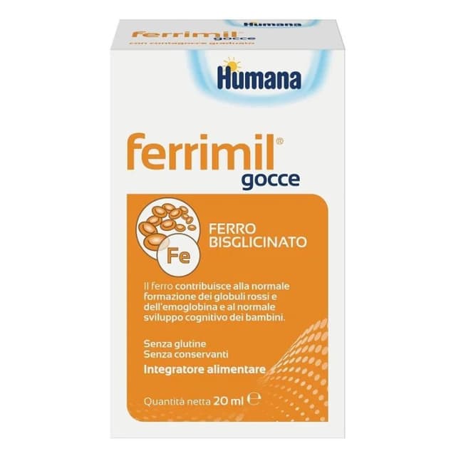 Fer – 20 ml | Ferrimil Gocce Humana