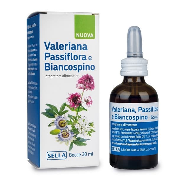 Valériane 0,1 g – 30 ml | Sella Valeriana Passiflora Gocce