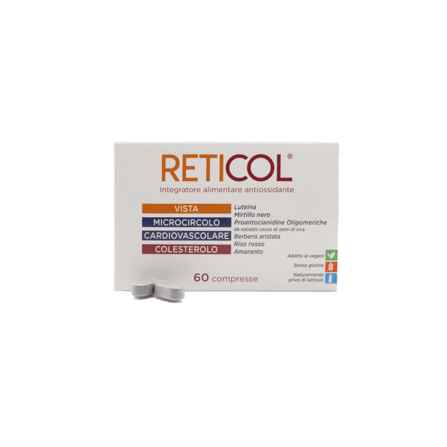 Lutéine 2,5 mg + Myrtille – 60 comprimés | Reticol