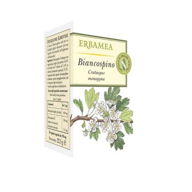 Aubépine 400 mg 50 gélules – Erbamea