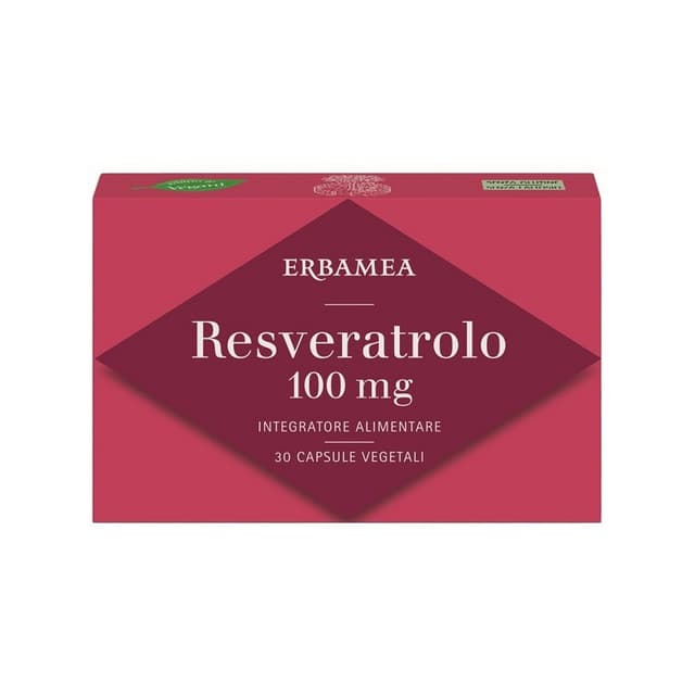 Inuline + Resvératrol – 30 gélules | Erbamea Resveratrolo 100 mg
