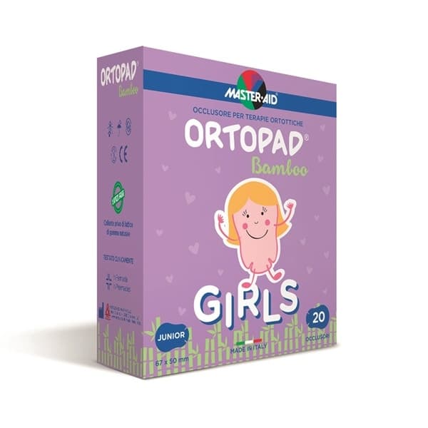 Ortopad Ceram Augenklappe Girls Junior – 20 comprimés